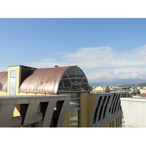 Copertura acciaio corten